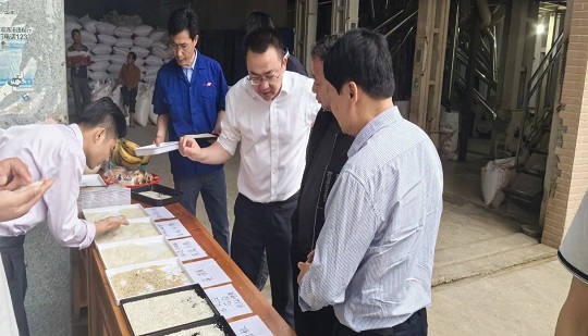 【Sitio de clasificación de calidad】 ¡El evento de experiencia in situ para los nuevos productos de clasificación de calidad de arroz de la serie PRO se celebró con éxito en Guangxi!