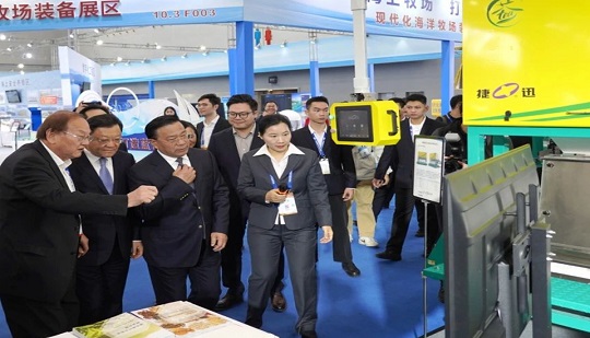 ¡El ministro Han Jun y el académico Luo Xiwen visitaron el stand de Jiexun en la Feria Agrícola Internacional de China!
